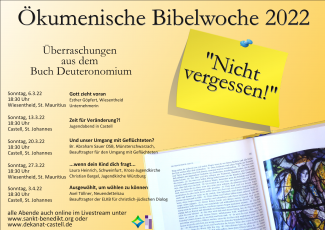 Bibelwoche 2022- Programm