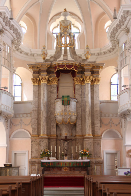 Kanzelaltar Casteller Kirche