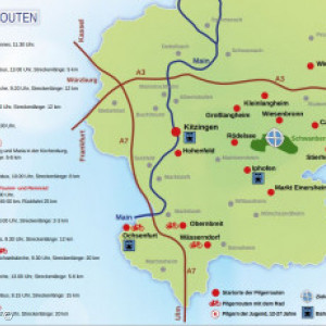 Ökumenischer Pilgertag 2021 - Routen