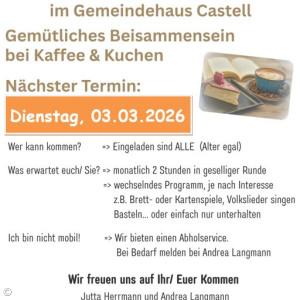 Begegnungscafé im März