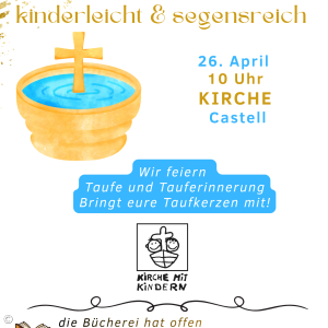 Kinderleicht und segensreich Gottesdienst am 26.04.2026
