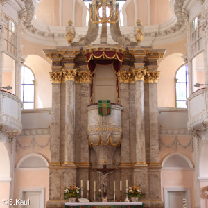 Kanzelaltar Casteller Kirche