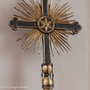 Vortragekreuz mit Strahlenkranz von 1827 